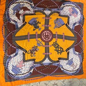 Hermes scarf, 52” by 52”, new with tag